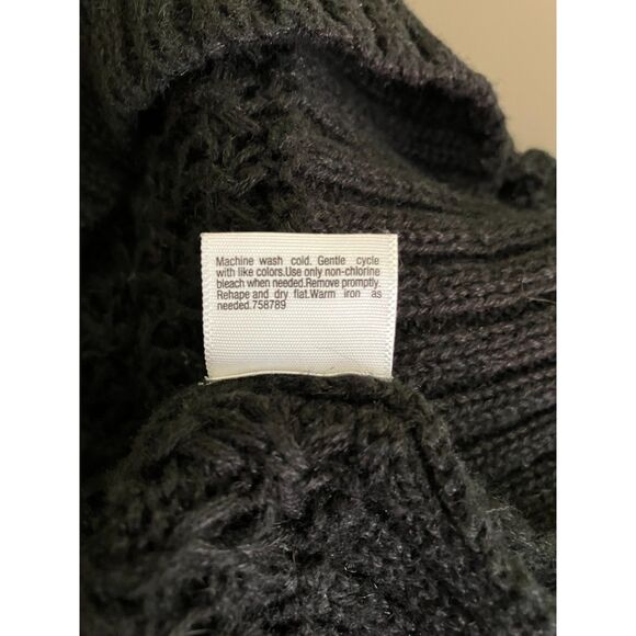 A.N.A A New Approach crew neck open knit pullover sweater - Picture 5 of 9